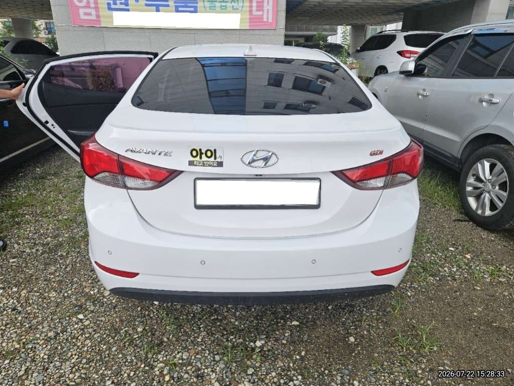 2016 Hyundai The New Avante 1.6 GDI (563159) pre-producted 2